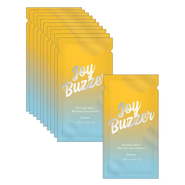 Joy Buzzer Naked Foil - 4 ml Pack of 24 - Sexual Enhancers