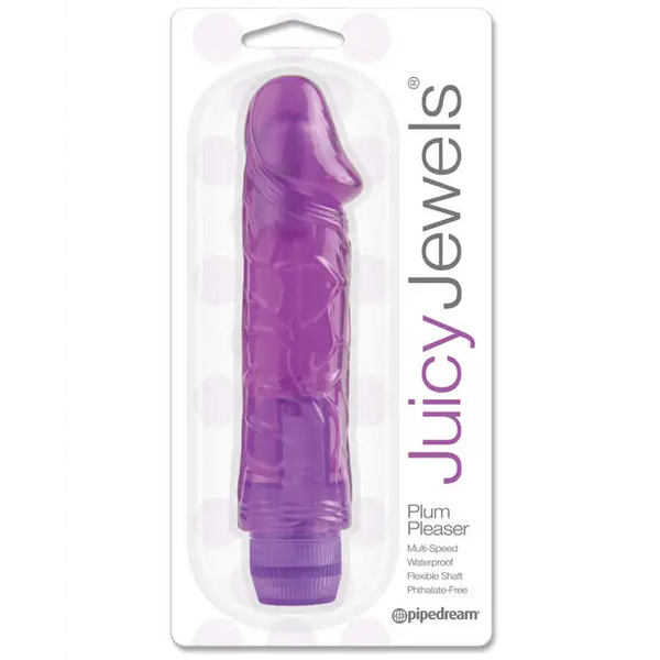 Juicy Jewels Plum Teaser Vibrator - Purple - Vibrators