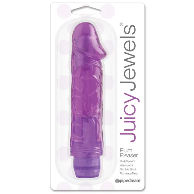 Juicy Jewels Plum Teaser Vibrator - Purple - Vibrators