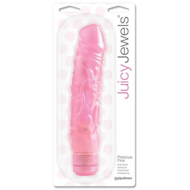 Juicy Jewels Precious Pink Vibrator - Pink - Vibrators