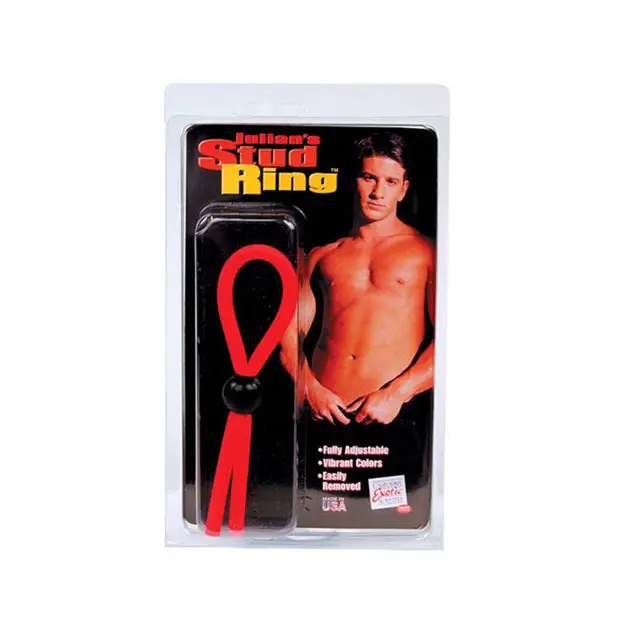 Julian’s Silicone Stud Ring - Assorted Colors - Penis Enhancement