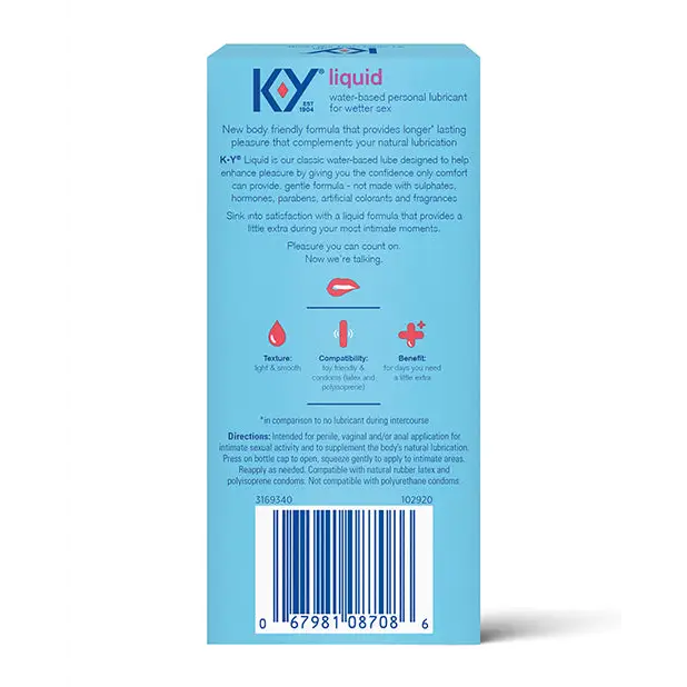 K-Y Natural Feeling Liquid - 2.4 oz - Lubricants