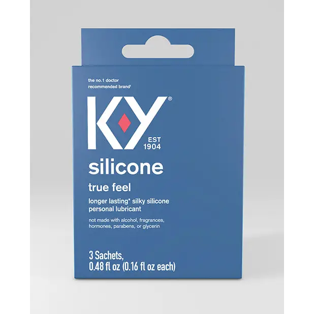 K-Y Silicone True Feel Lube Pack of 3 Satchet