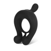 Kairos Vibrating Cock Ring w/ 3 Bullets - Black - Penis Enhancement