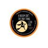Kama Sutra Mini Massage Halloween Candle - 1.7 oz Broom - Setting The Mood