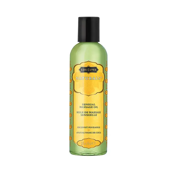 Kama Sutra Naturals Massage Oil - 2 oz Coconut Pineapple - Massage Products