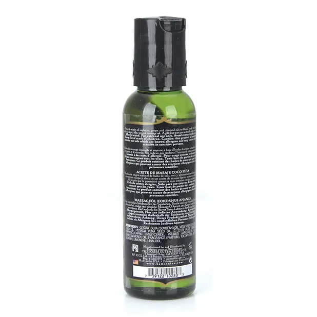 Kama Sutra Naturals Massage Oil - 2 oz Coconut Pineapple - Massage Products