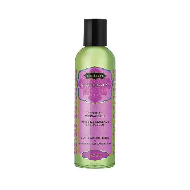 Kama Sutra Naturals Massage Oil - 2 oz Island Passion Berry - Massage Products