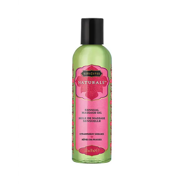 Kama Sutra Naturals Massage Oil - 2 oz Strawberry Dreams - Massage Products
