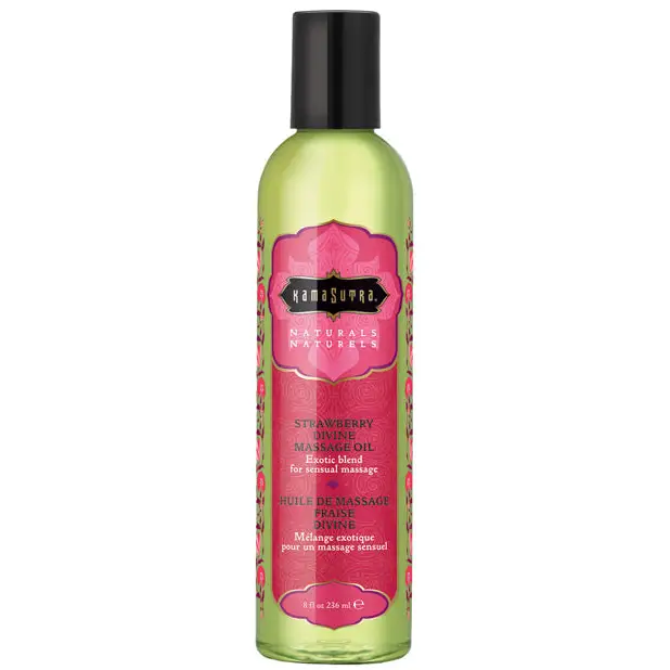 Kama Sutra Naturals Massage Oil - Strawberry - Massage Products