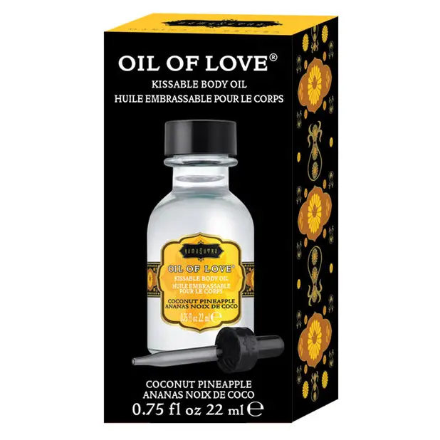 Kama Sutra Oil of Love -.75 oz Coconut Pineapple - Lotions Oils Creams And Gels