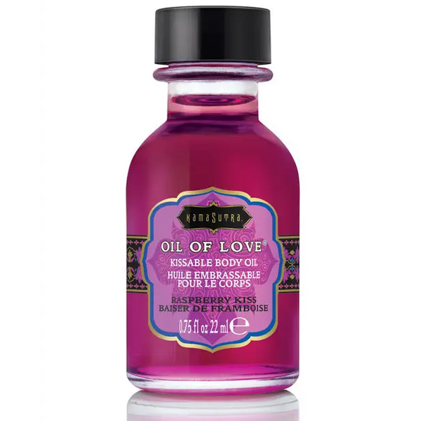 Kama Sutra Oil of Love -.75 oz Raspberry Kiss - Lotions Oils Creams And Gels