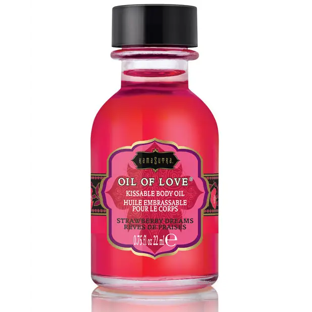 Kama Sutra Oil of Love -.75 oz Strawberry Dreams - Lotions Oils Creams And Gels