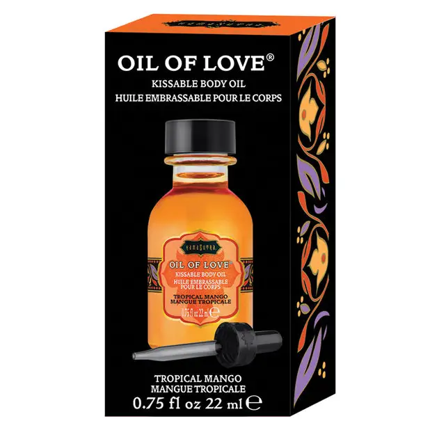Kama Sutra Oil of Love -.75 oz Tropical Mango - Lotions Oils Creams And Gels