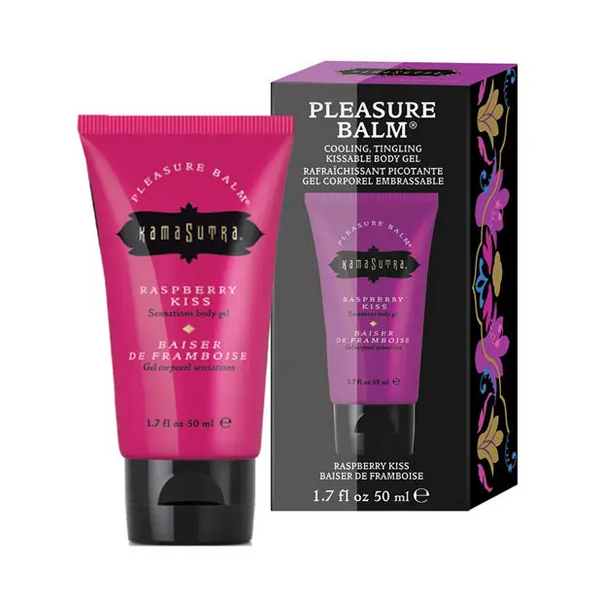 Kama Sutra Pleasure Balm Sensations - 1.7 oz Raspberry Kiss - Sexual Enhancers