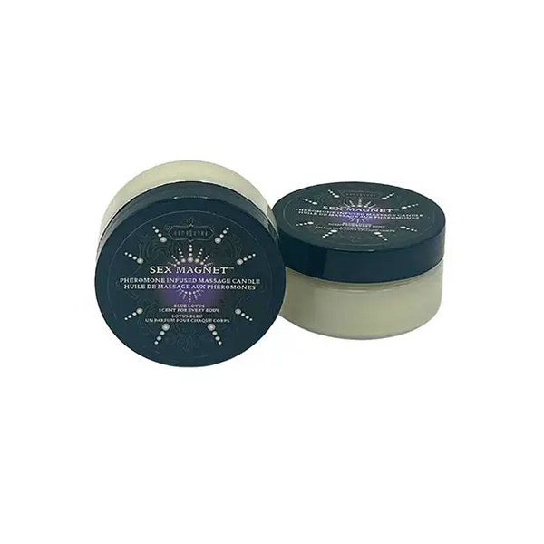 Kama Sutra Sex Magnet Massage Candle - Blue Lotus - Setting The Mood