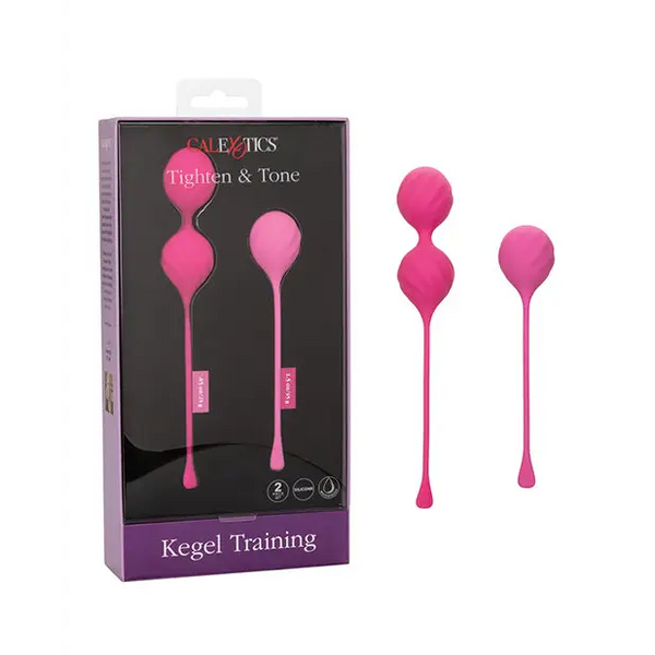 Kegel Training 2 pc Set - Pink - Sexual Enhancers