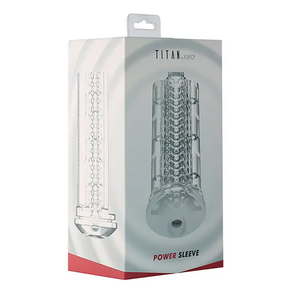 Kiiroo Power Sleeve for Titan - Clear - Penis Enhancement