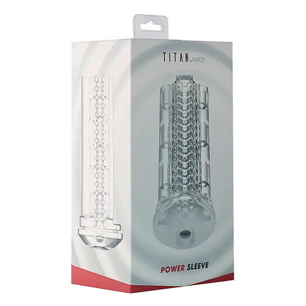 Kiiroo Power Sleeve for Titan - Clear - Penis Enhancement