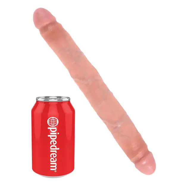 King Cock 12’’ Slim Double - Flesh - Dongs & Dildos