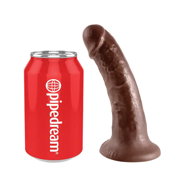King Cock 6’’ Cock - Brown - Dongs & Dildos