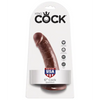 King Cock 6’’ Cock - Brown - Dongs & Dildos