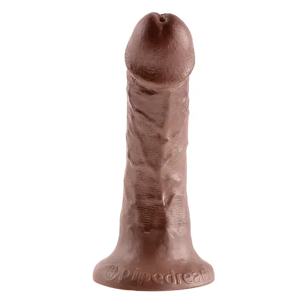 King Cock 6’’ Cock - Brown - Dongs & Dildos