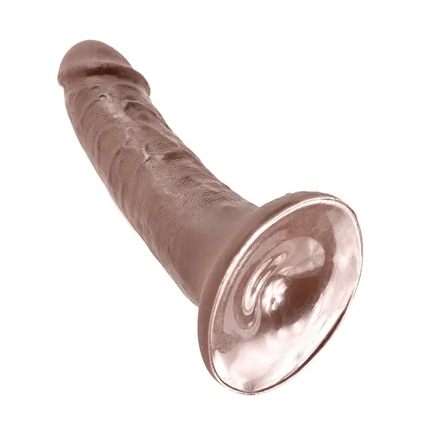 King Cock 6’’ Cock - Brown - Dongs & Dildos