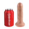 King Cock 6’’ Uncut Dildo - Flesh - Dongs & Dildos