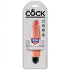 King Cock 6’’ Vibrating Stiffy - Flesh - Vibrators
