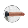 King Cock 6’’ Vibrating Cock - Tan - Vibrators