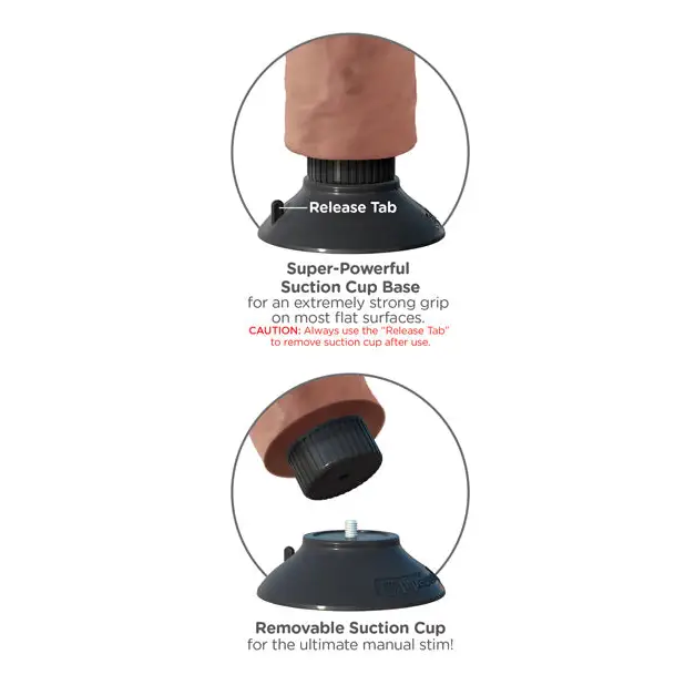 King Cock 6’’ Vibrating Cock - Tan - Vibrators