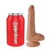 King Cock 6’’ Cock w/Balls - Tan - Dongs & Dildos