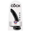 King Cock 7’’ Cock - Black - Dongs & Dildos