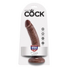 King Cock 7’’ Cock - Brown - Dongs & Dildos