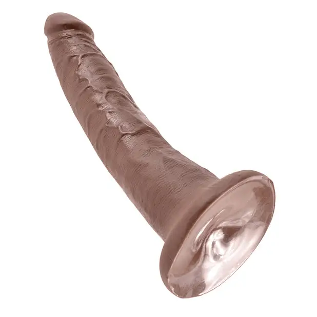 King Cock 7’’ Cock - Brown - Dongs & Dildos