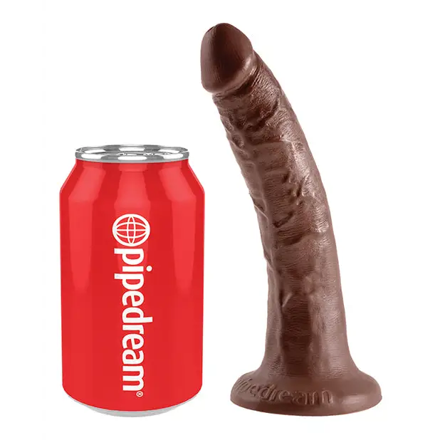 King Cock 7’’ Cock - Brown - Dongs & Dildos