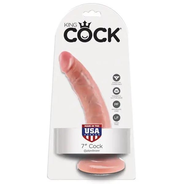 King Cock 7’’ Cock - Flesh - Dongs & Dildos