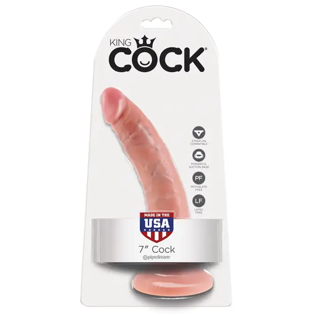 King Cock 7’’ Cock - Flesh - Dongs & Dildos