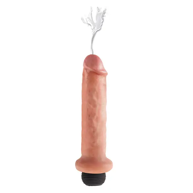 King Cock 7’’ Squirting Cock - Flesh - Dongs & Dildos