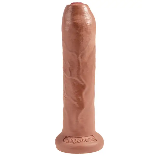 King Cock 7’’ Uncut Dildo - Tan - Dongs & Dildos