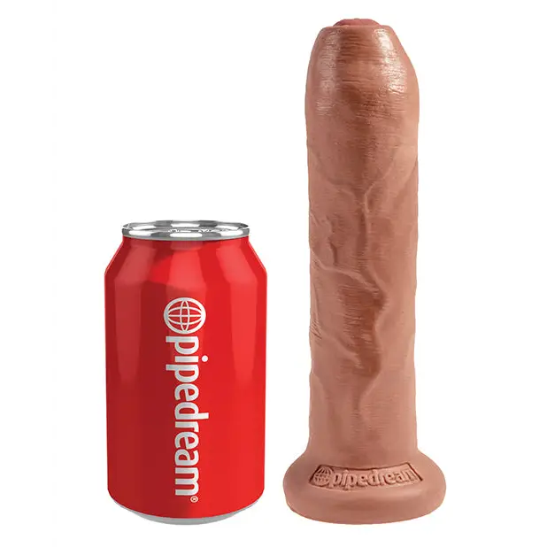 King Cock 7’’ Uncut Dildo - Tan - Dongs & Dildos