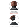 King Cock 7’’ Vibrating Cock - Brown - Dongs & Dildos