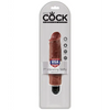 King Cock 7’’ Vibrating Stiffy - Brown - Vibrators