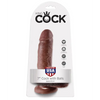 King Cock 7’’ Cock w/Balls - Brown - Dongs & Dildos