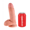 King Cock 7’’ Cock w/Balls - Flesh - Dongs & Dildos