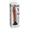 King Cock 8’’ Vibrating Cock - Tan - Vibrators