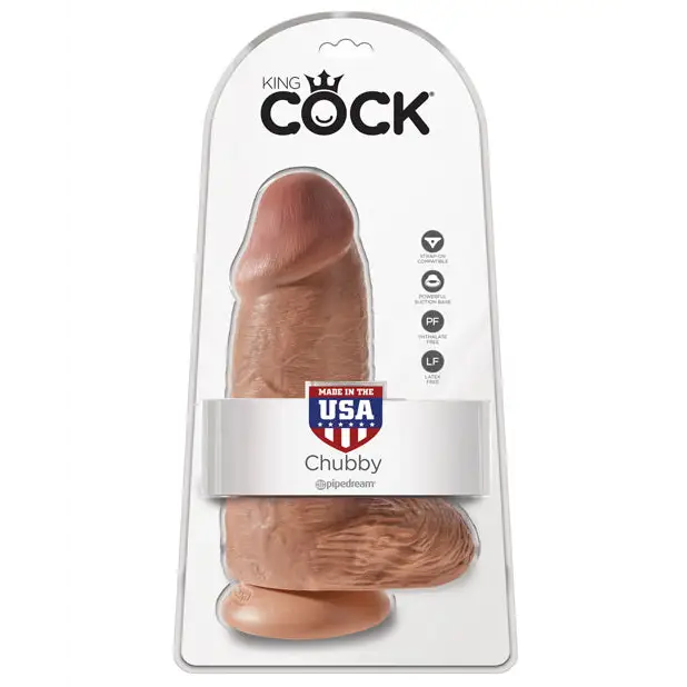 King Cock 9’’ Chubby - Tan - Dongs & Dildos