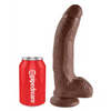 King Cock 9’’ Cock w/Balls - Brown - Dongs & Dildos