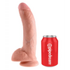 King Cock 9’’ Cock w/Balls - Flesh - Dongs & Dildos